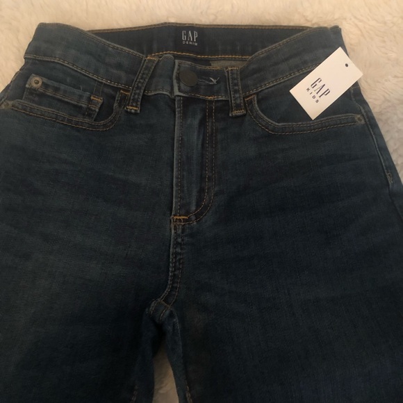 Gap Kids Denim Stretch Athletic Jeans size 6 Regular - Picture 2 of 4